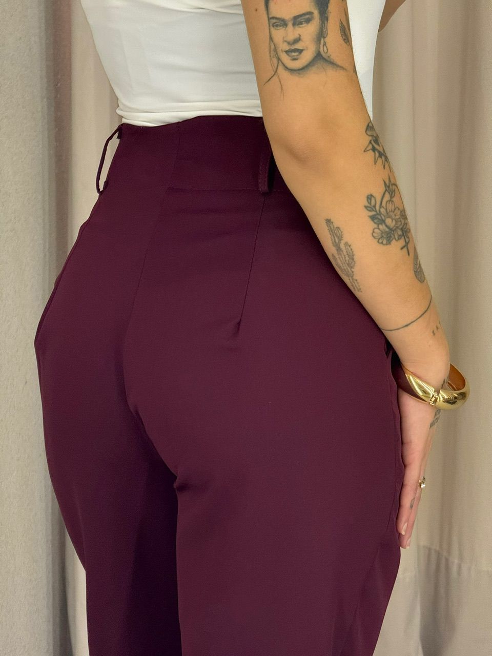 CALÇA ADELE CENOURA UVA