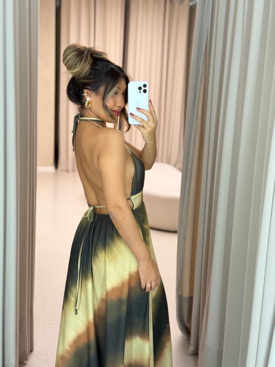 VESTIDO CORALINA ALÇA VERDE