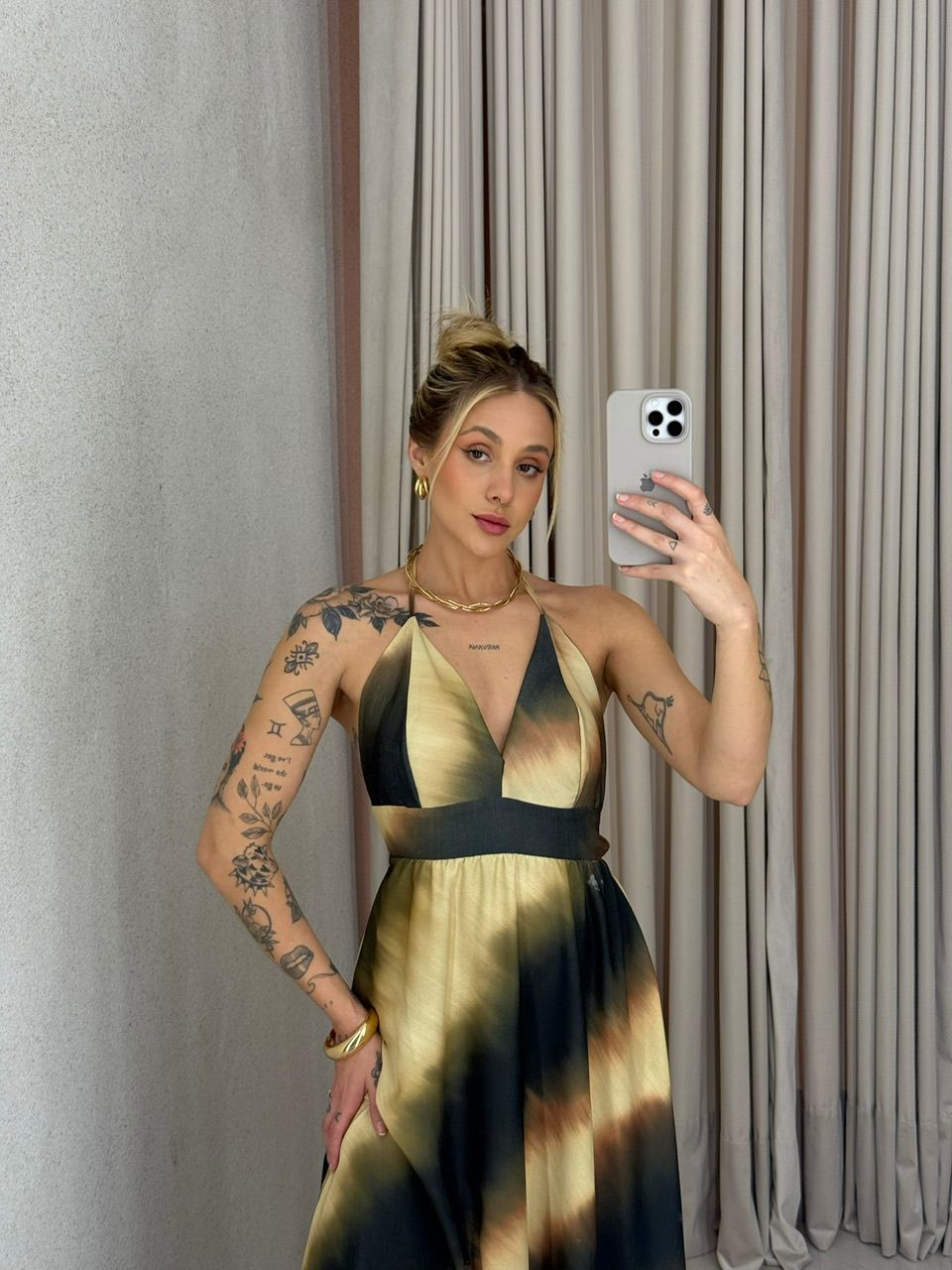 VESTIDO CORALINA ALÇA VERDE