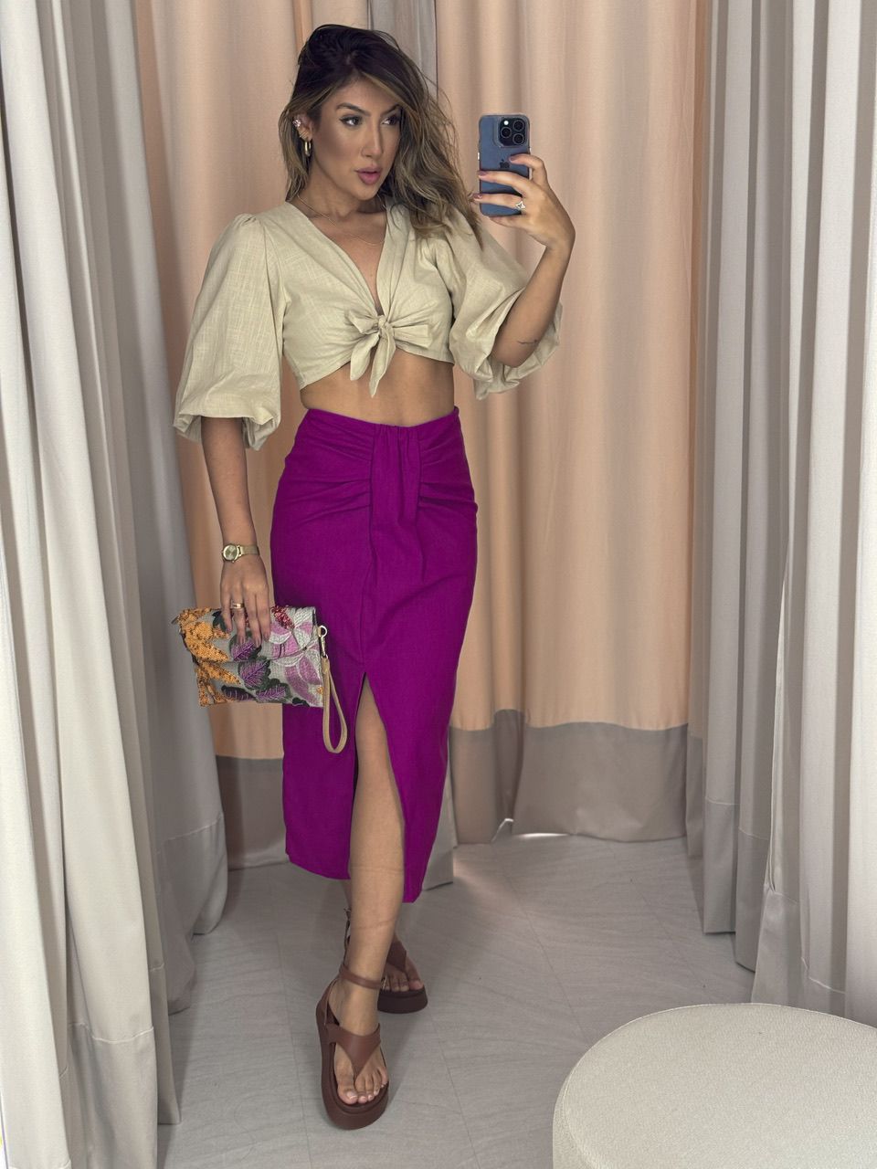 SAIA KRISS LINHO FUCSIA
