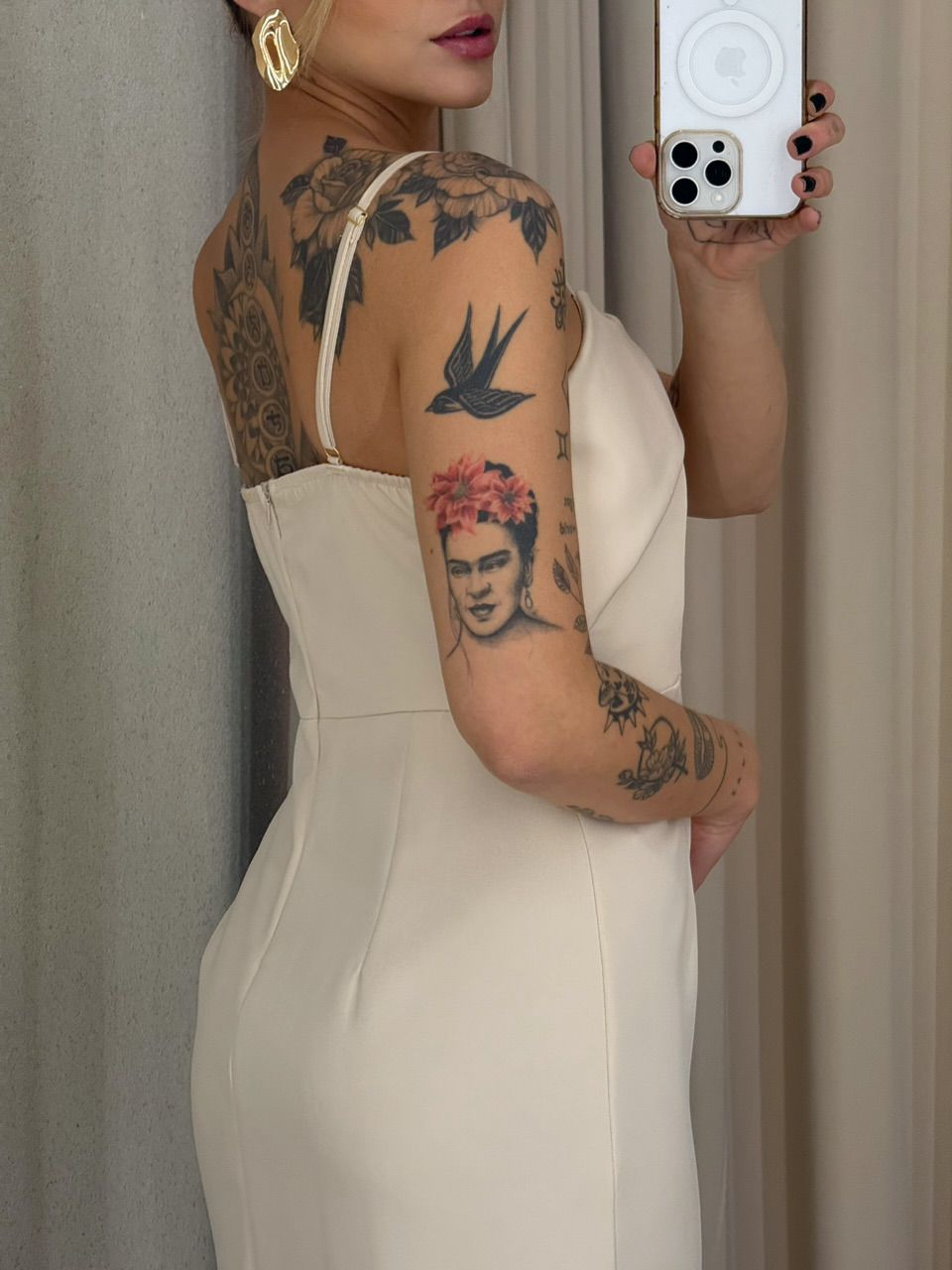VESTIDO SORAIA ALÇA AREIA