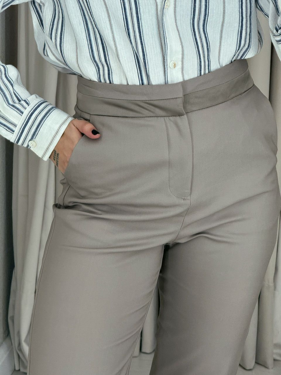 CALÇA JANAÍNA SKINNY CAQUI