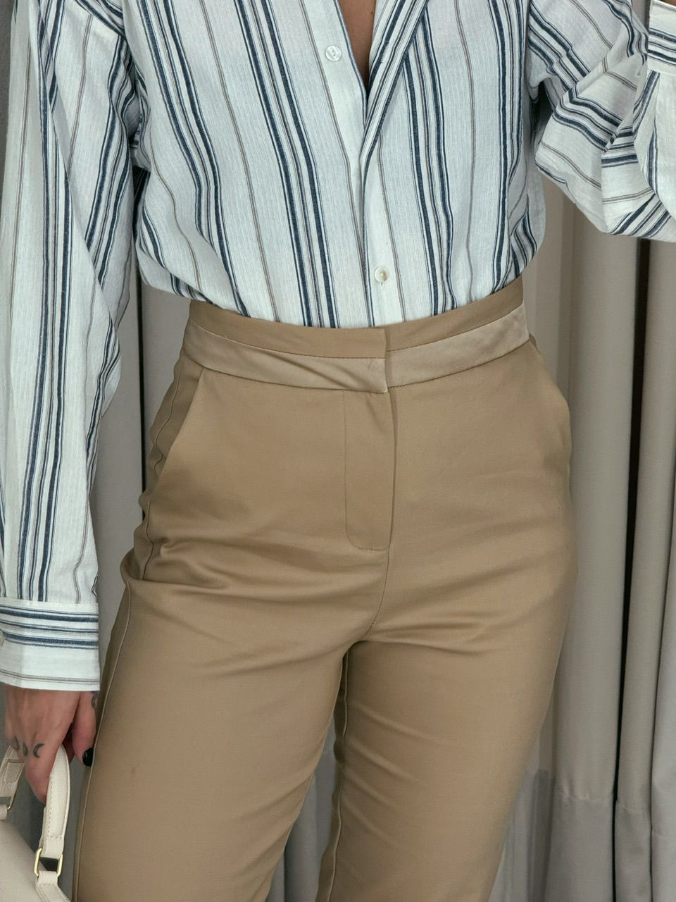 CALÇA JANAÍNA SKINNY NUDE