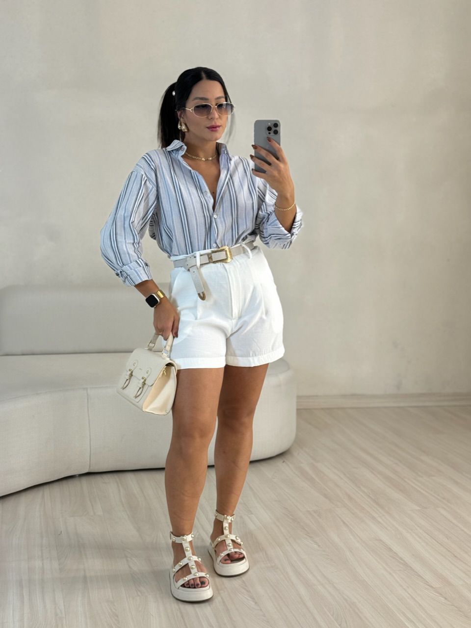 SHORT ALFAIATARIA 02 OFF