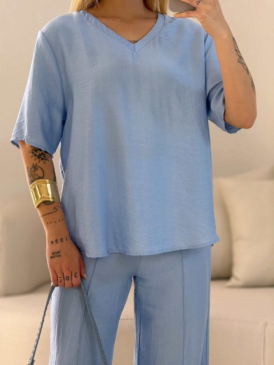 CONJUNTO ANA CLARA CALÇA BABY BLUE