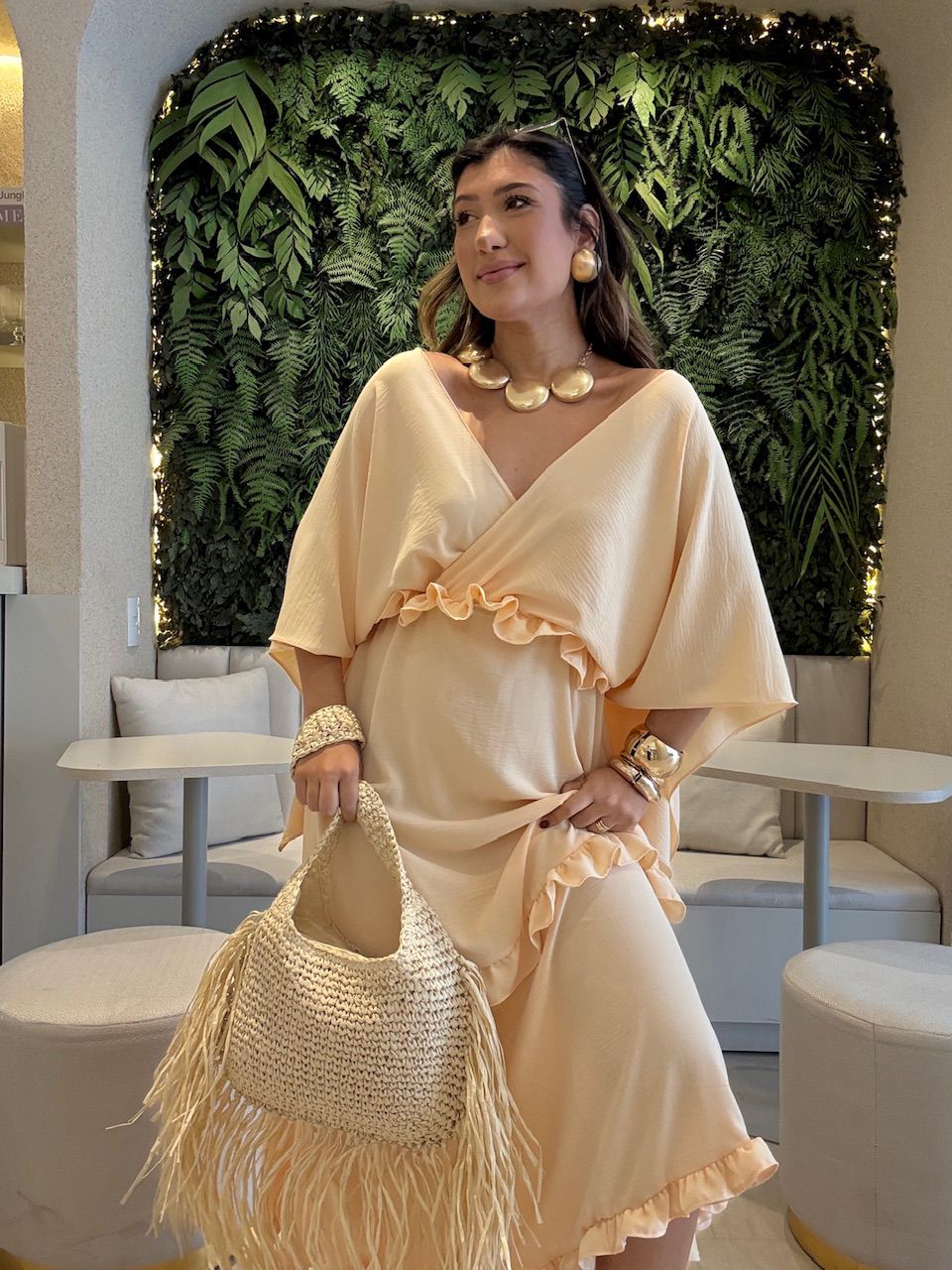 VESTIDO TULUM CF AREIA