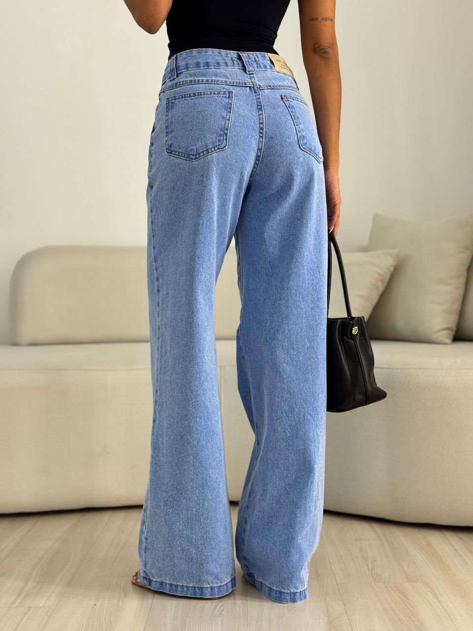 CALÇA AMÉLIA JEANS JEANS CLARO