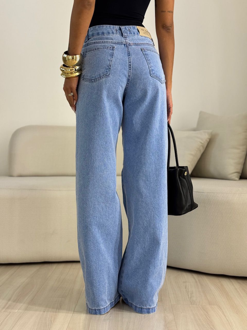 CALÇA AMÉLIA JEANS JEANS CLARO