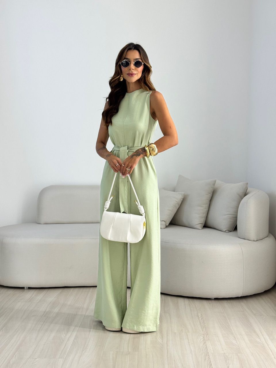 MACACÃO ALICIA FAIXA VERDE