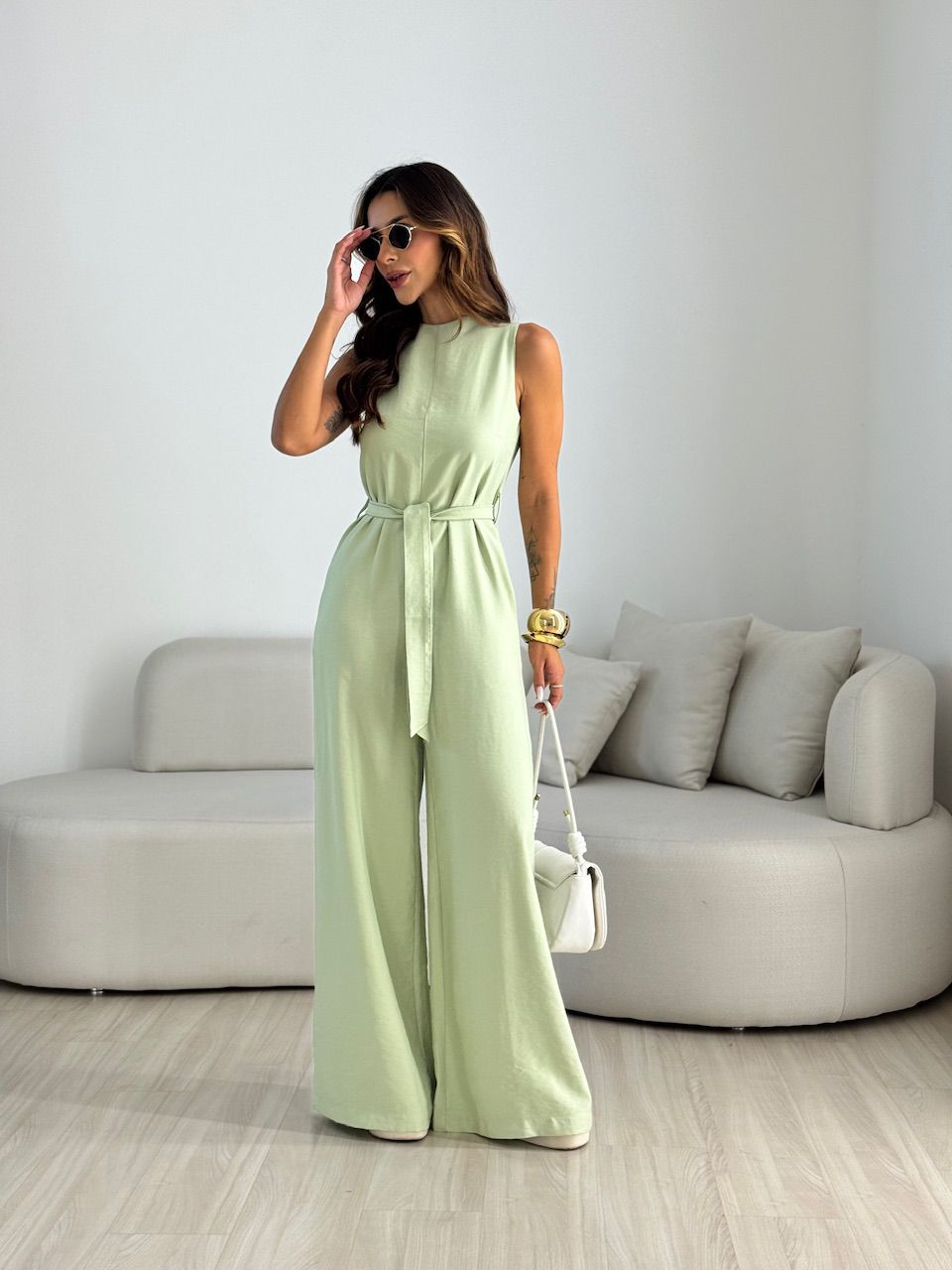 MACACÃO ALICIA FAIXA VERDE