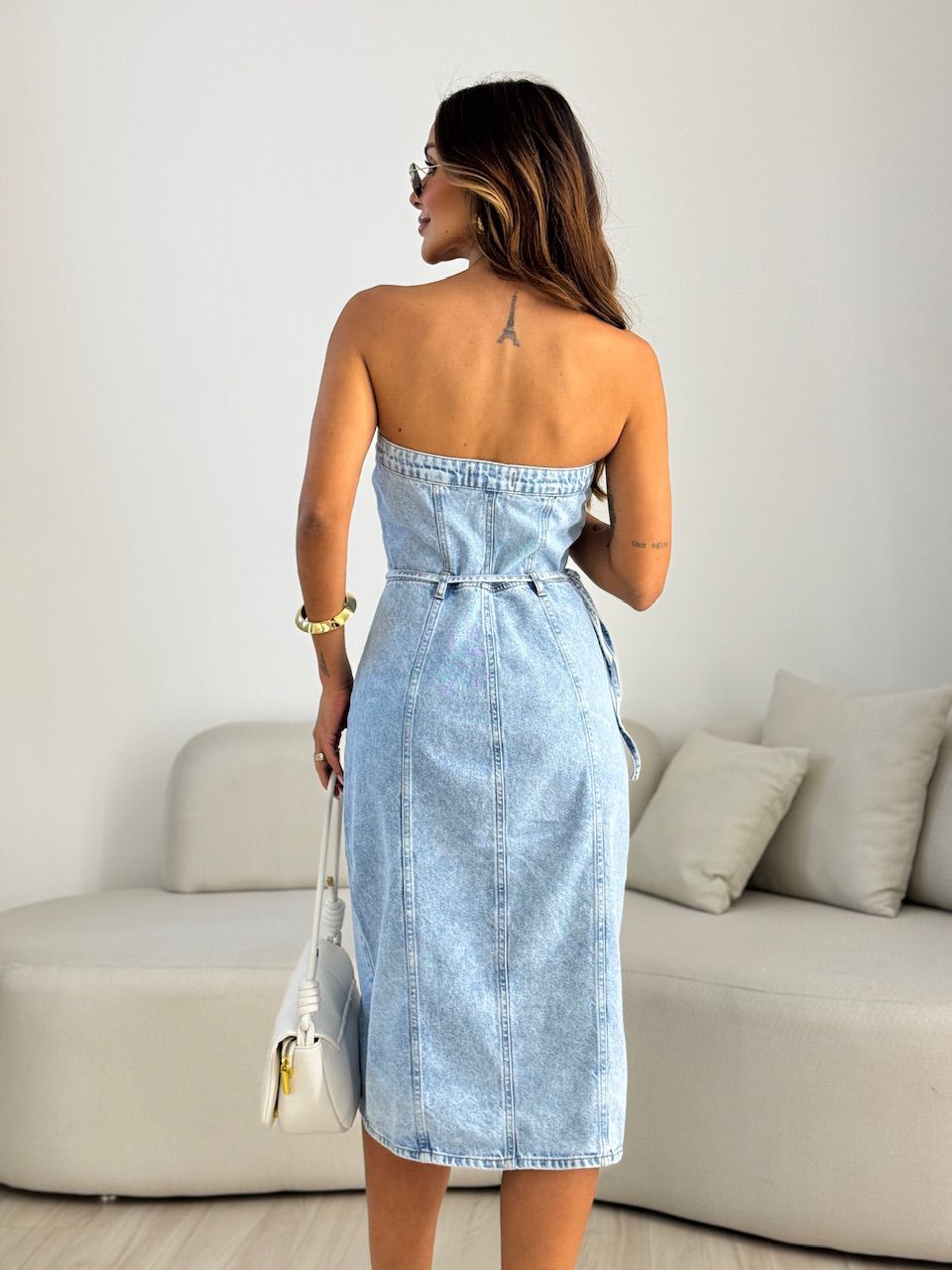 VESTIDO MAITÊ BOTÕES JEANS
