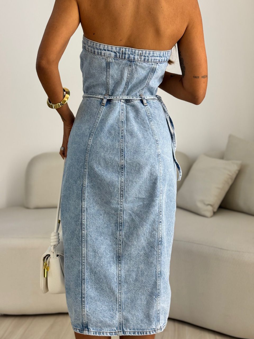 VESTIDO MAITÊ BOTÕES JEANS