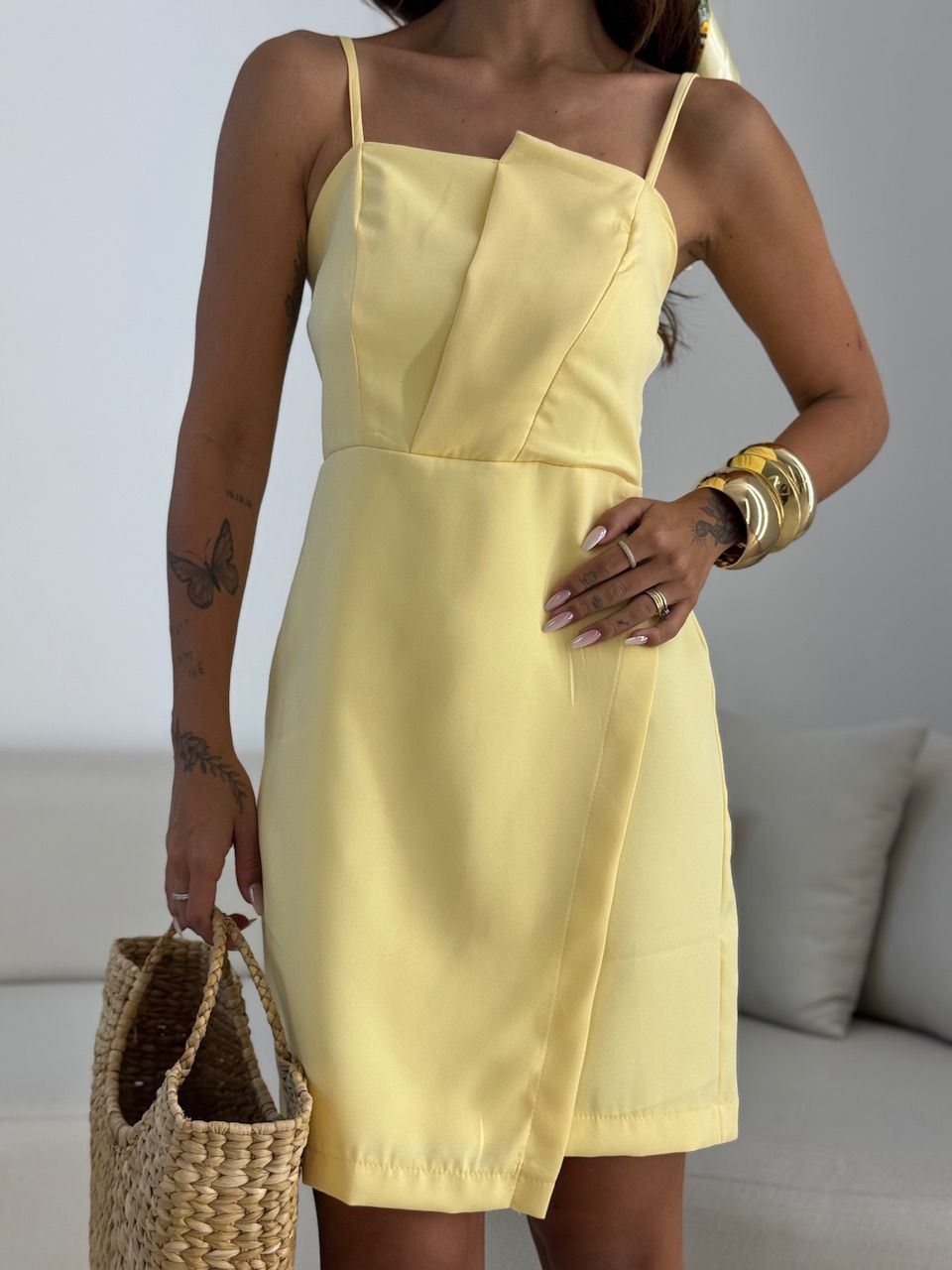 VESTIDO LARISSA ALÇA AMARELO