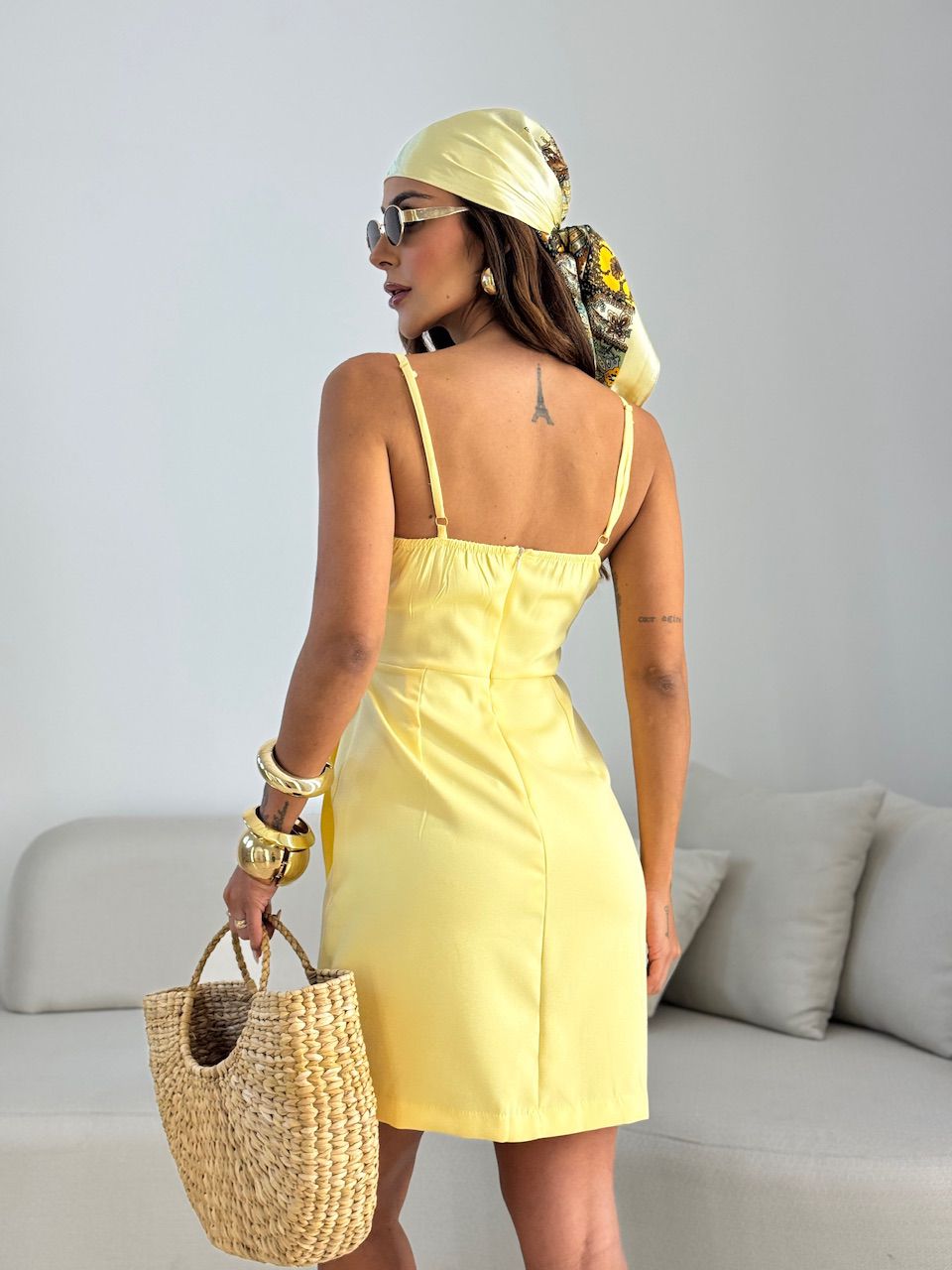 VESTIDO LARISSA ALÇA AMARELO