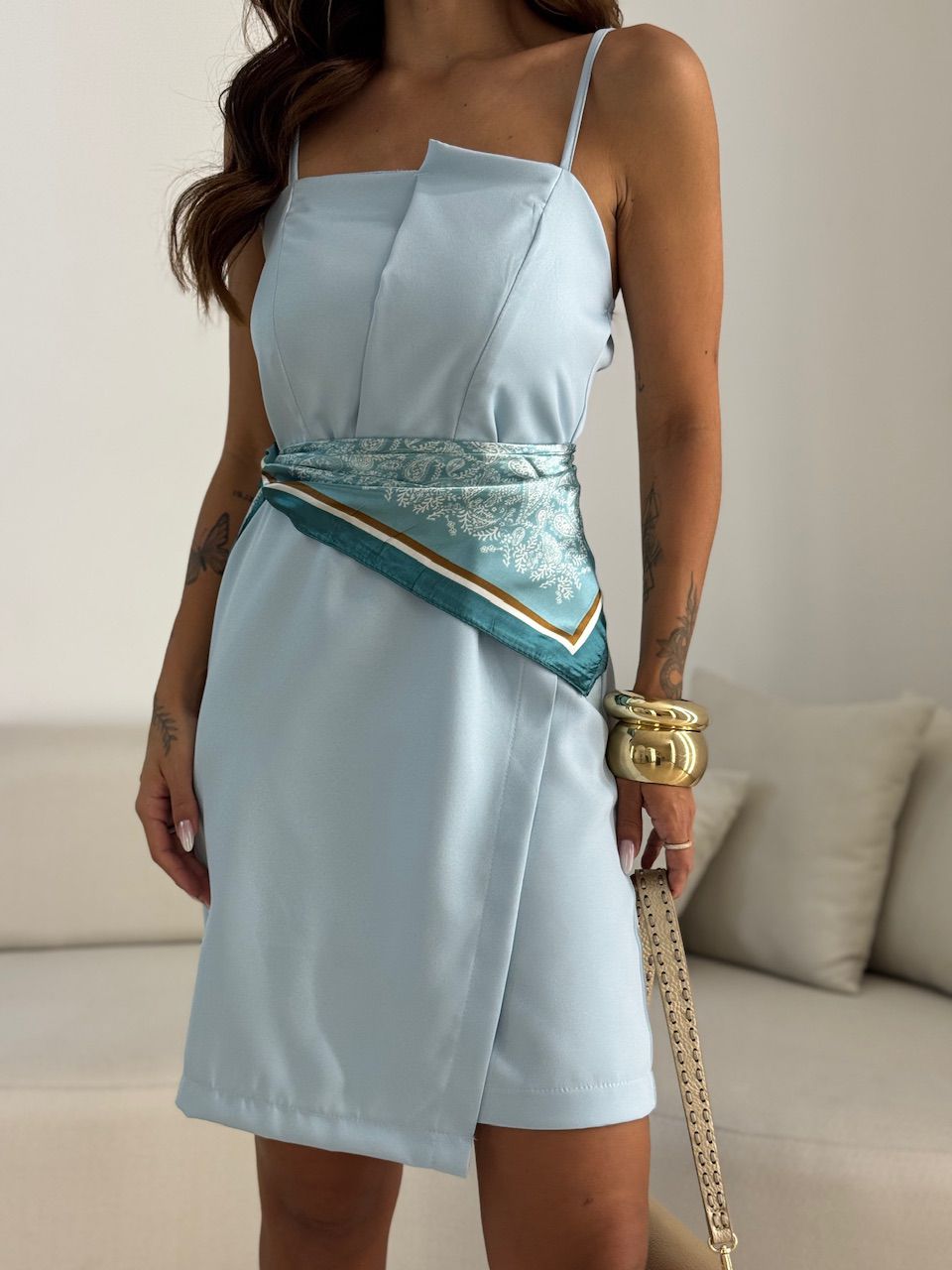 VESTIDO LARISSA ALÇA BABY BLUE