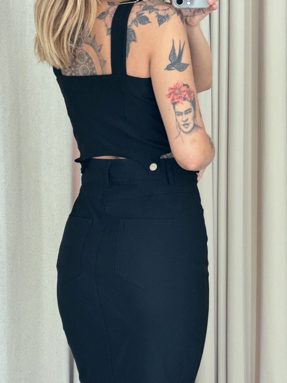 CONJUNTO EDUARDA SAIA PRETO