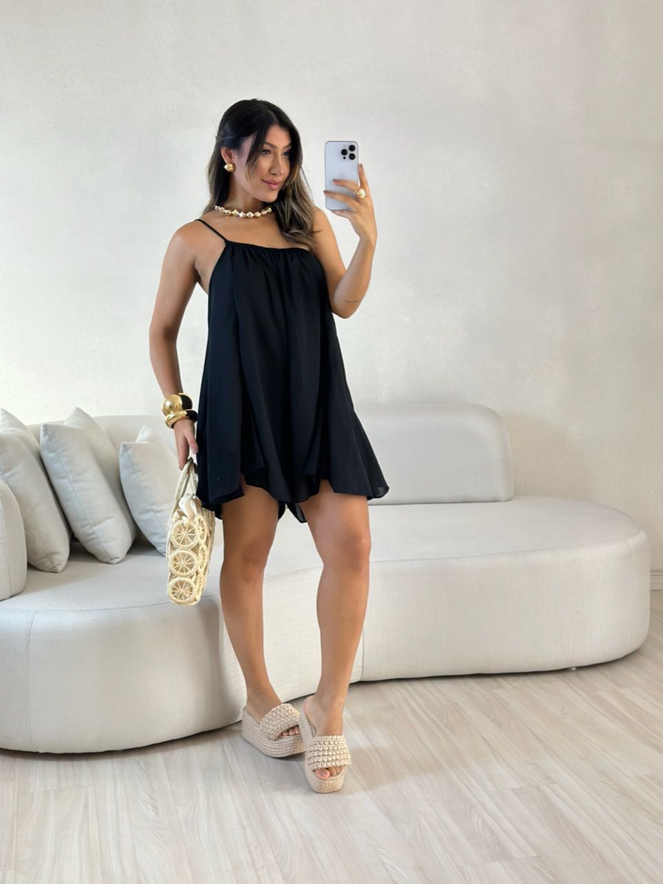 MACAQUINHO BRUNA LISO PRETO
