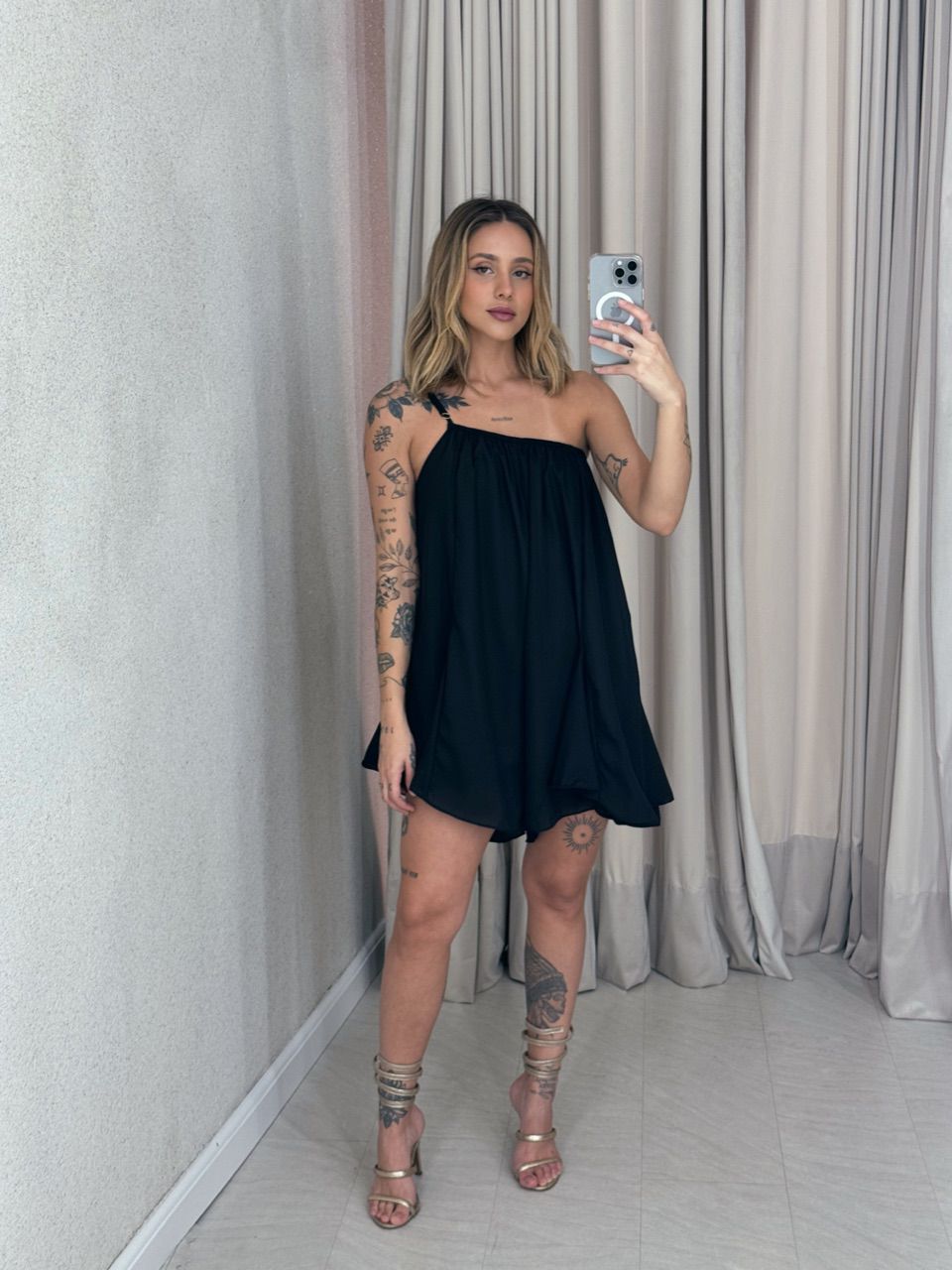 MACAQUINHO BRUNA LISO PRETO