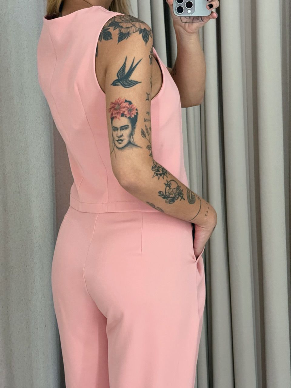 CONJUNTO NATHANY CALÇA ROSA