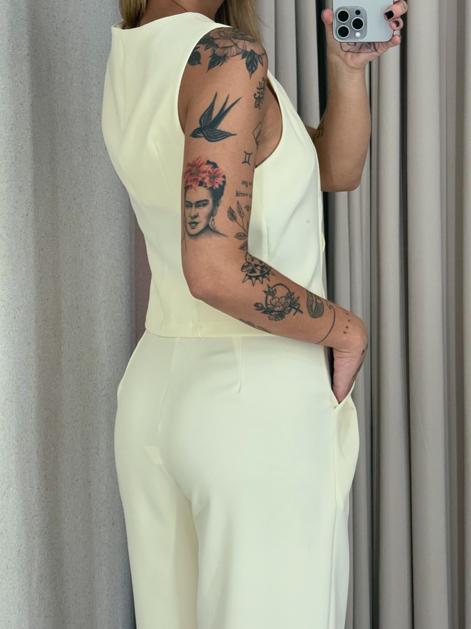 CONJUNTO NATHANY CALÇA YELLOW BUTTER