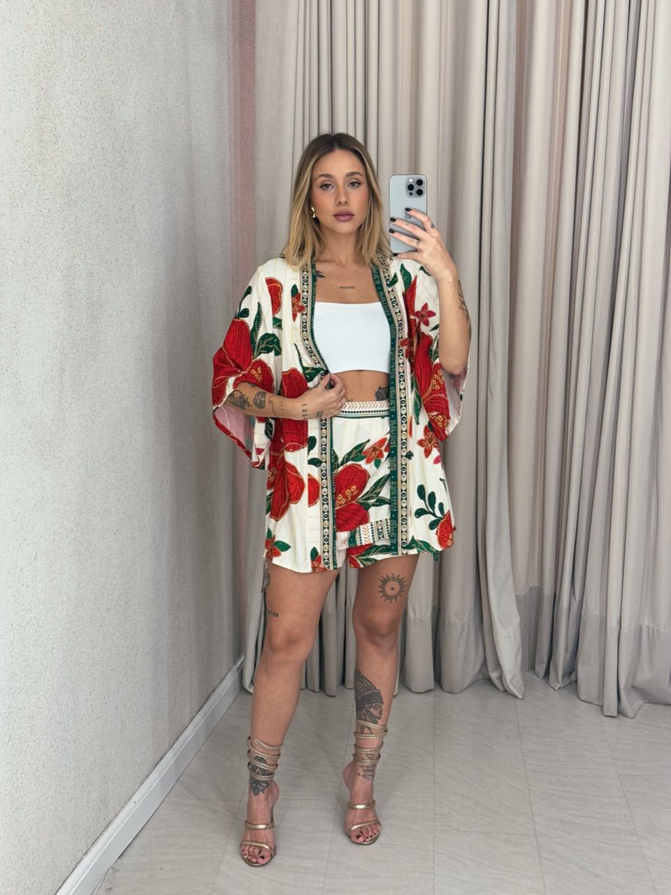 SHORT SAIA VITÓRIA ESTAMPADO off
