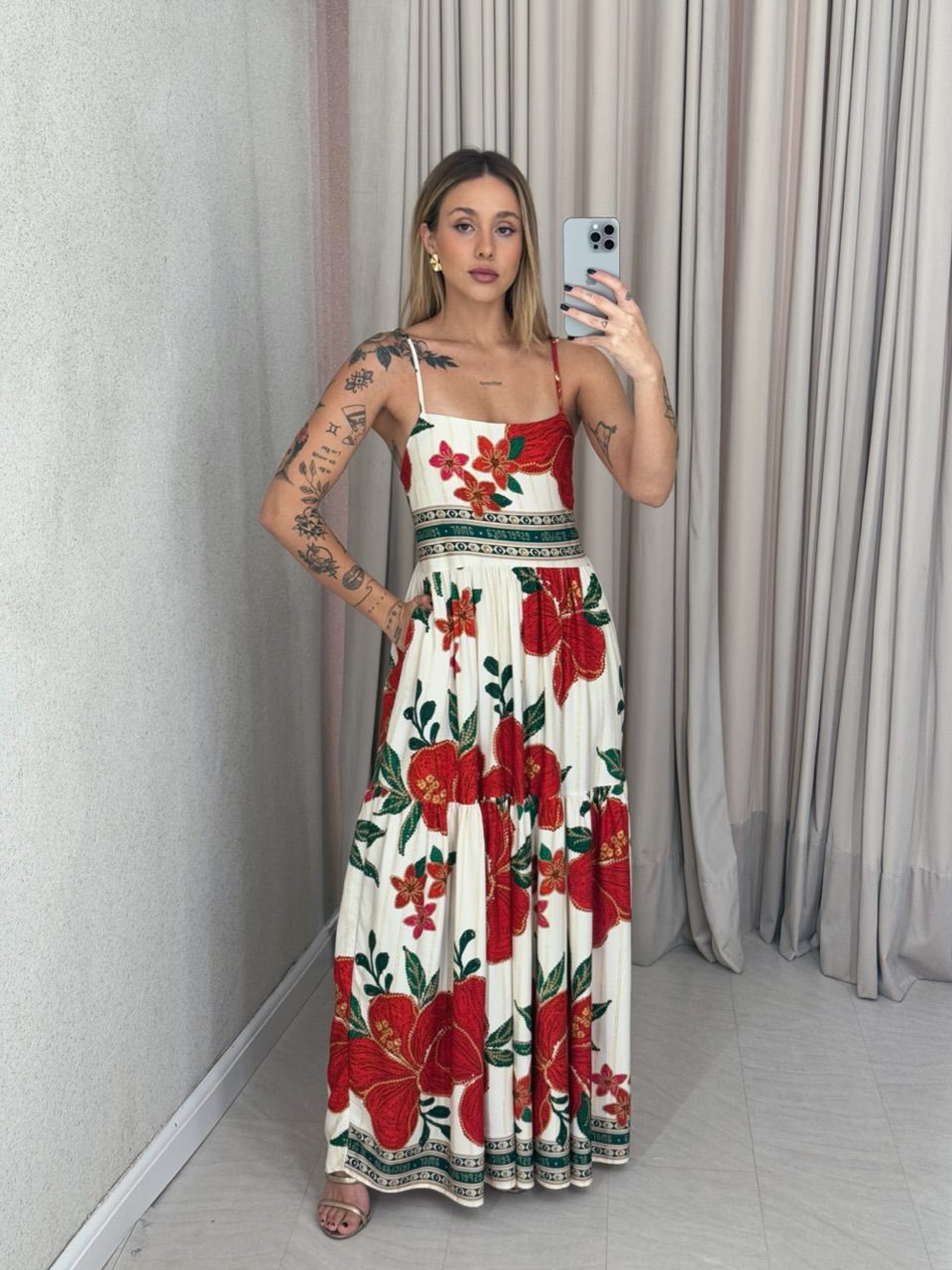 VESTIDO JOYCE ESTAMPADO off - 0060490048 - CAROLLA FERRARO