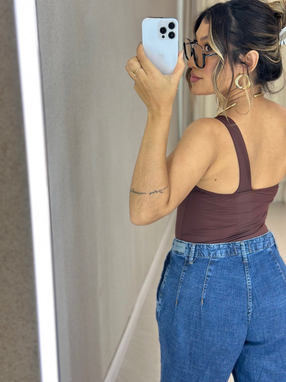 CROPPED FERNANDA CF NÓ MARROM
