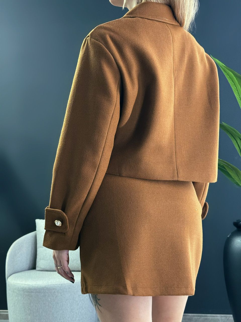 CONJUNTO LÃ BATIDA CARAMELO