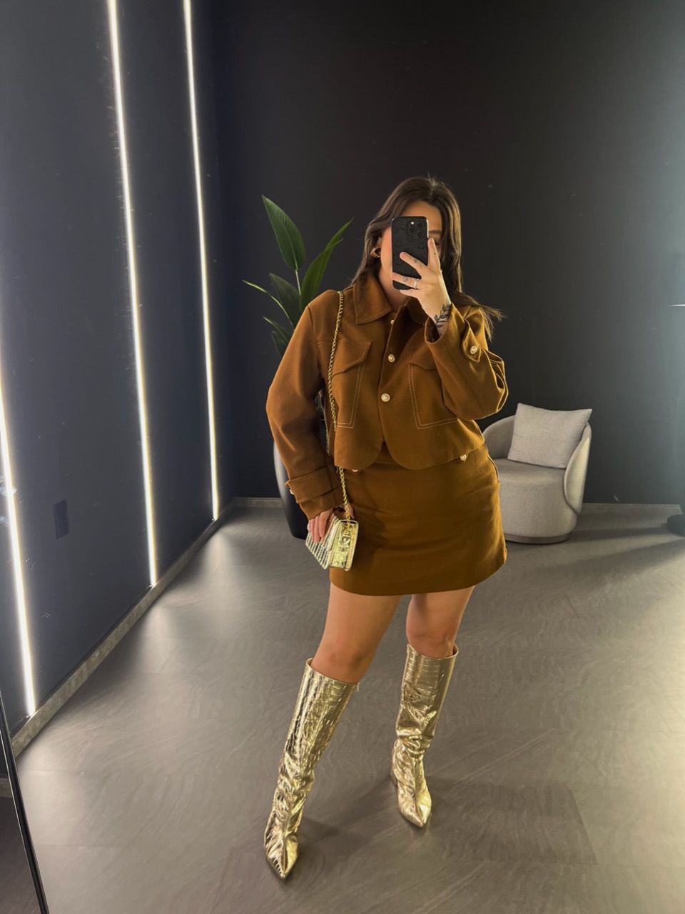 CONJUNTO LÃ BATIDA CARAMELO