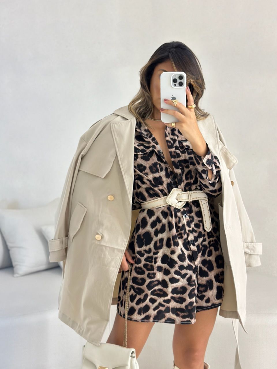 VESTIDO BIA ONÇA AREIA