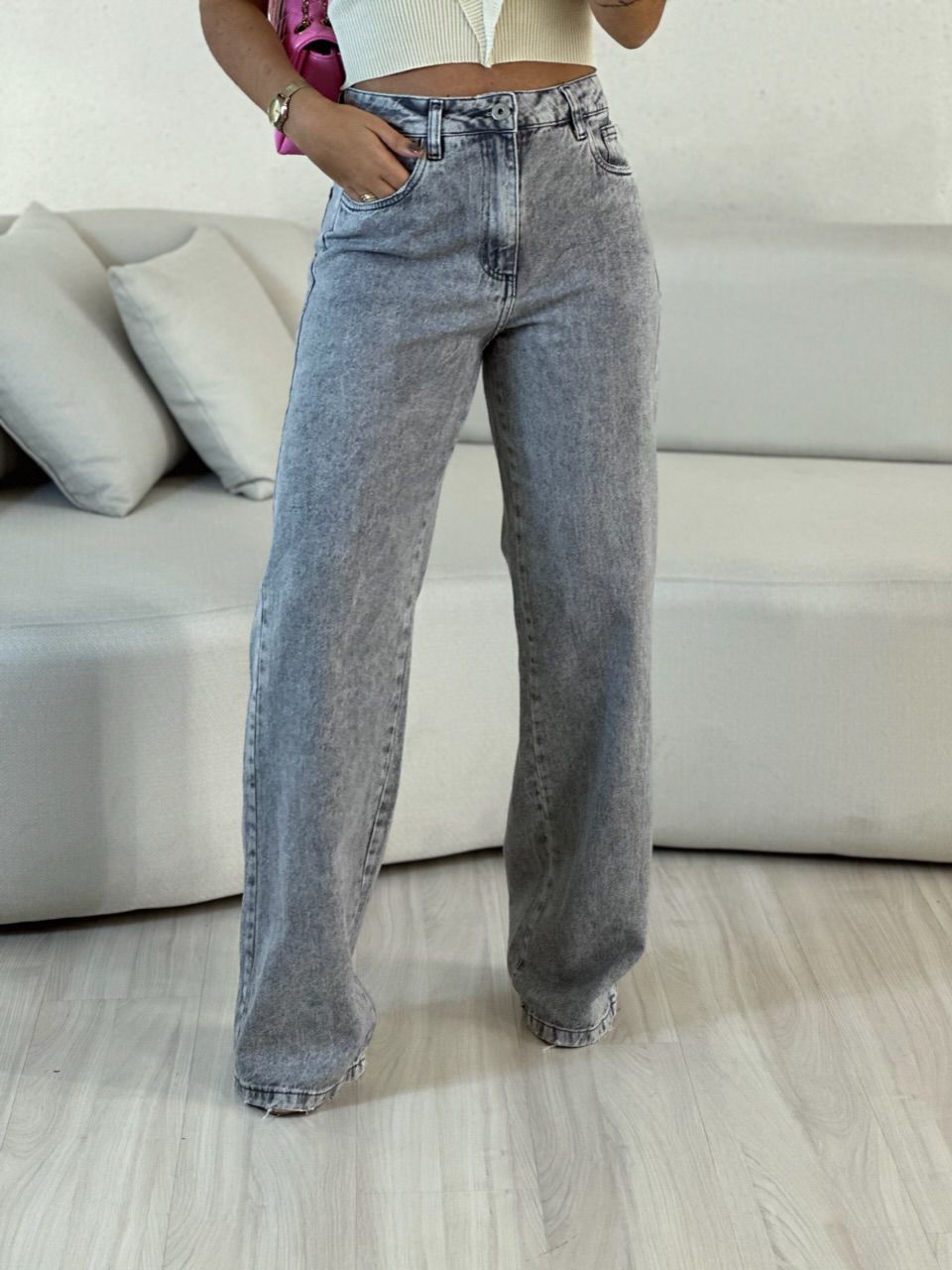 CALÇA NINA PANTALONA ESTONADO - 0053310314 - CAROLLA FERRARO