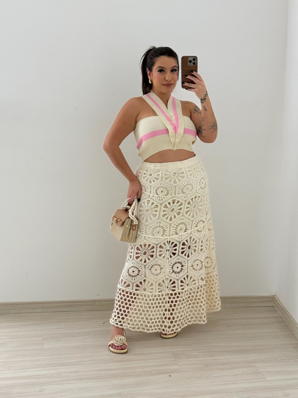 CROPPED BIANCA TRICOT BABY PINK
