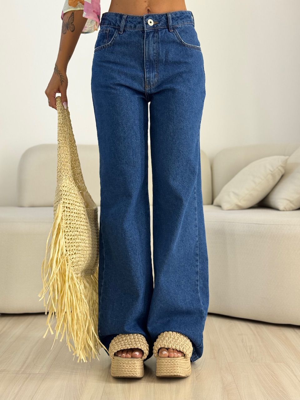 CALÇA NAOMI JEANS JEANS ESCURO