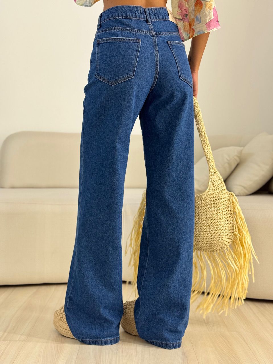 CALÇA NAOMI JEANS JEANS ESCURO