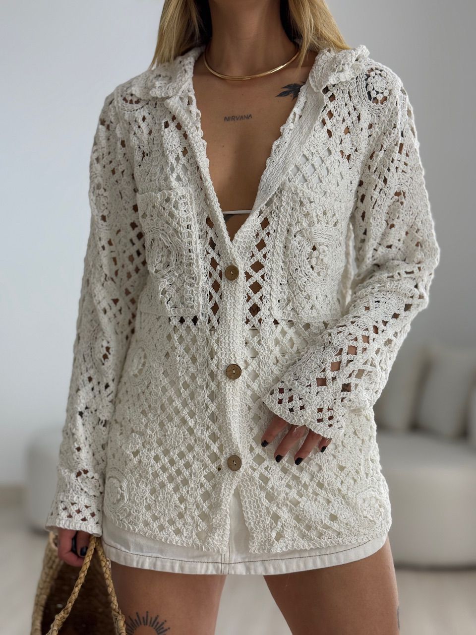 CAMISA JULIETTE CROCHÊ OFF