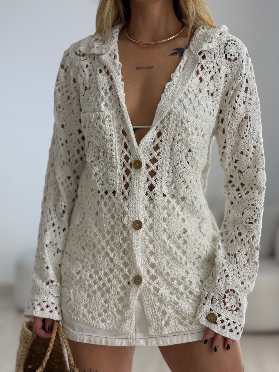 CAMISA JULIETTE CROCHÊ OFF