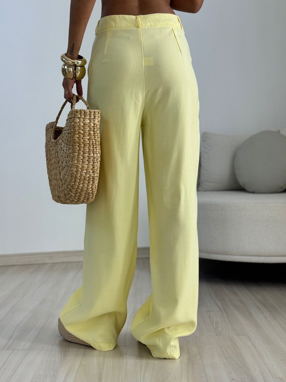 CONJUNTO TEREZA CALÇA AMARELO