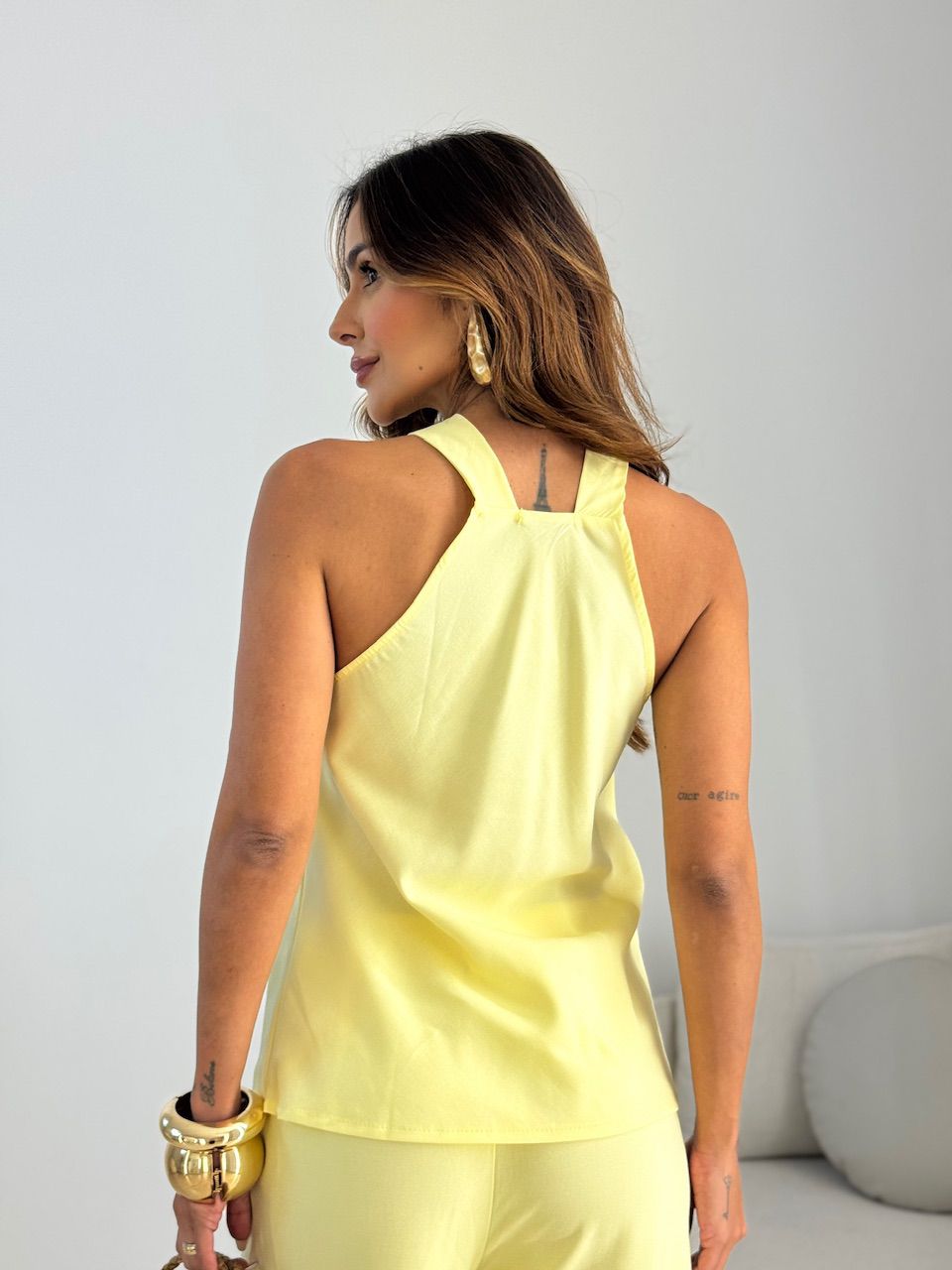 CONJUNTO TEREZA CALÇA AMARELO