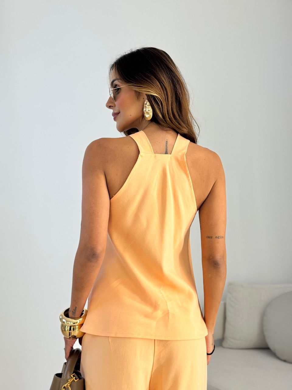 CONJUNTO TEREZA CALÇA LARANJA