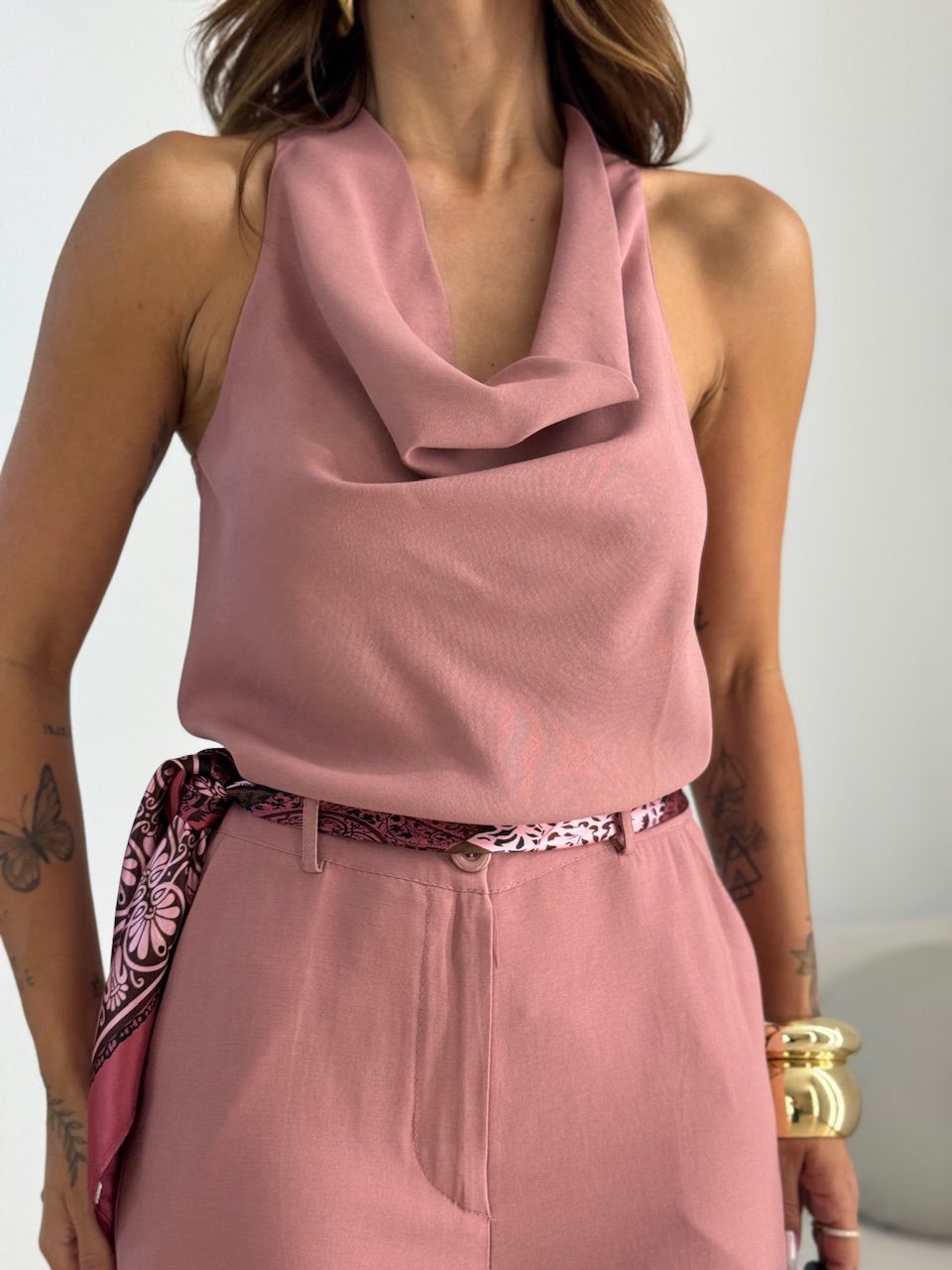CONJUNTO TEREZA CALÇA ROSÊ