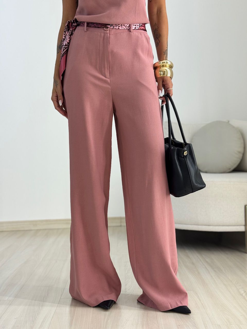 CONJUNTO TEREZA CALÇA ROSÊ