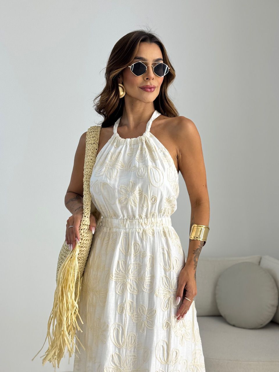 VESTIDO LILIAN BORDADO OFF
