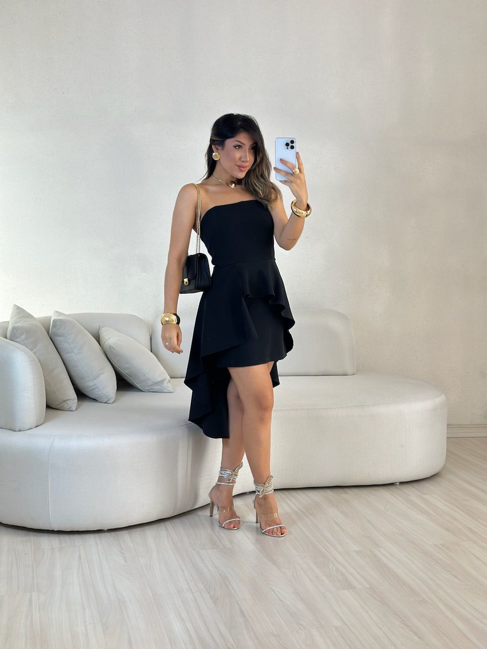 VESTIDO ELENY TOMARA QUE CAIA PRETO - 0057700032 - CAROLLA FERRARO