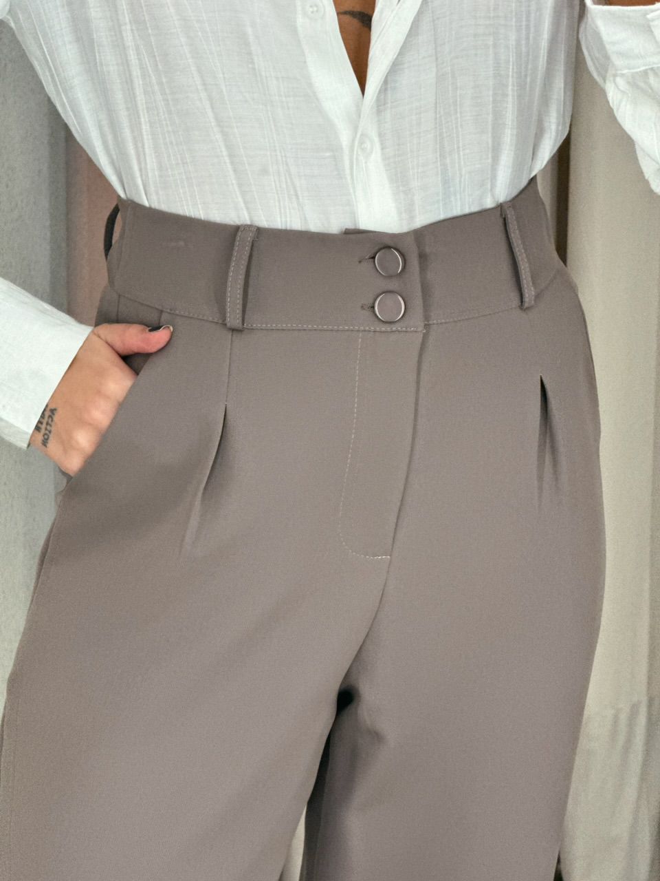 CALÇA ANTONELLA SKINNY CAQUI