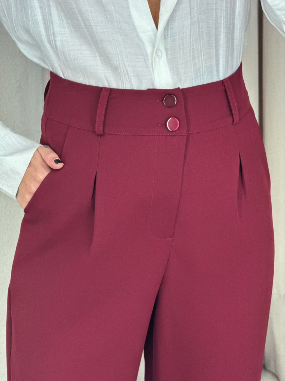 CALÇA ANTONELLA SKINNY VINHO
