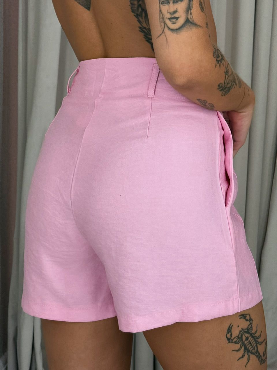 CONJUNTO AMÁLIA SHORT ROSA