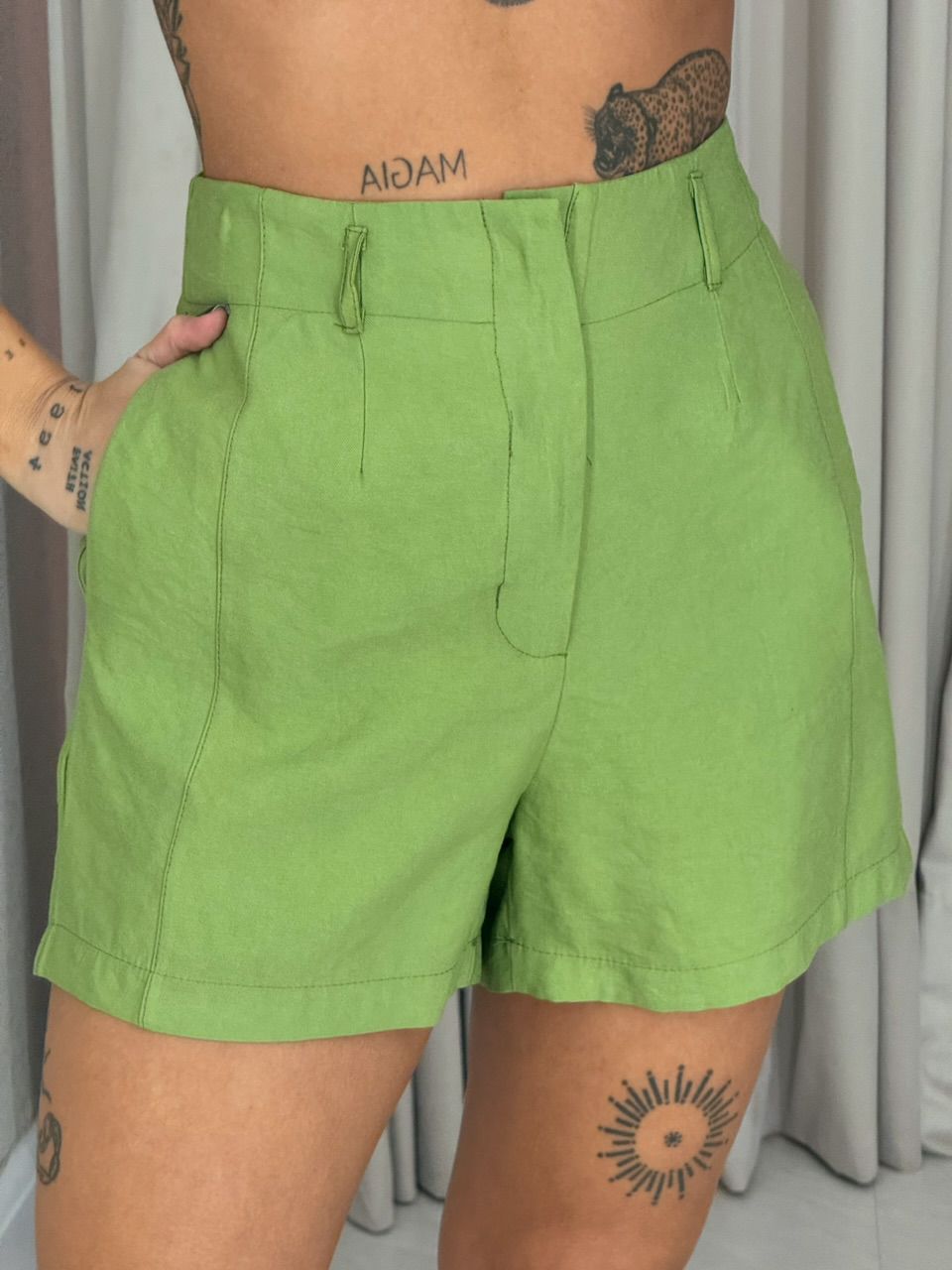 CONJUNTO AMÁLIA SHORT VERDE