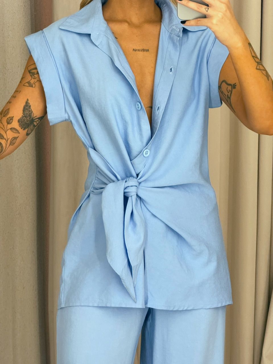 CONJUNTO BERENICE Calça azul