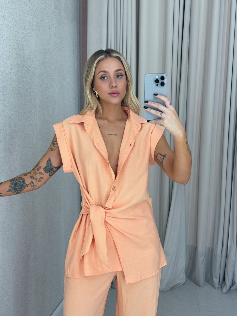 CONJUNTO BERENICE Calça Laranja
