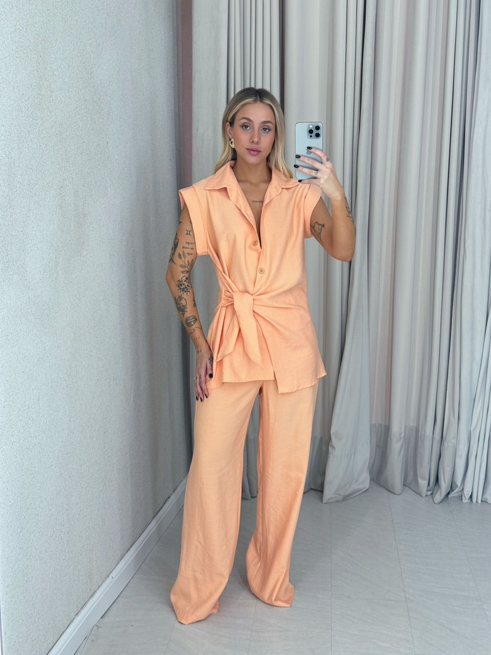 CONJUNTO BERENICE Calça Laranja